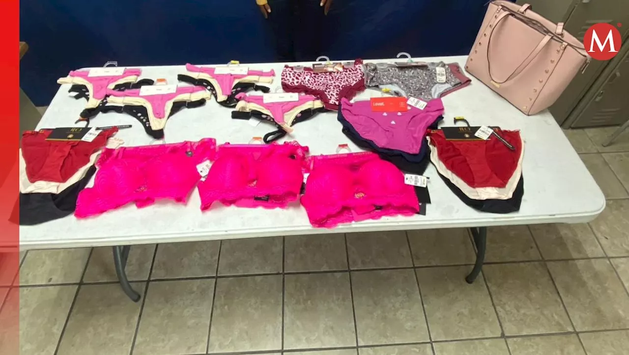 Joven es detenida con 30 prendas de ropa interior en tienda de Torreón