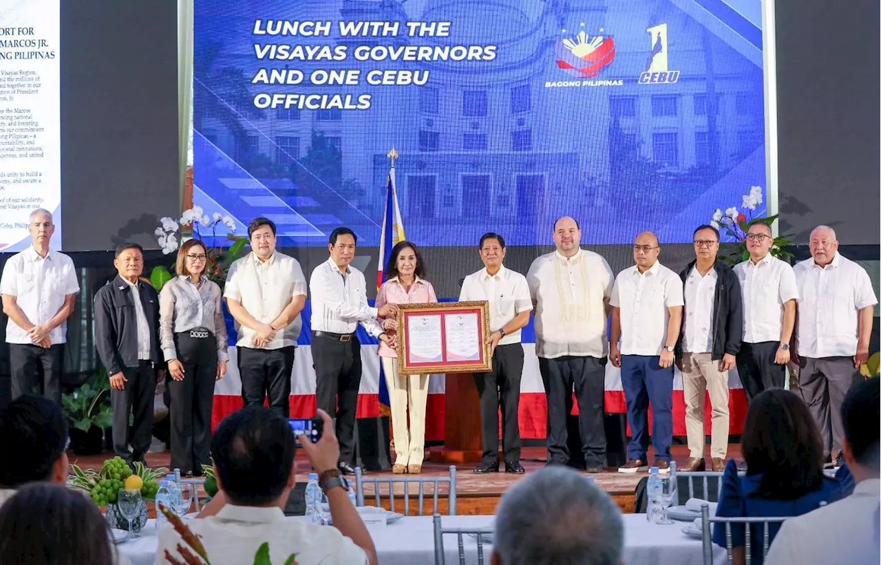 Visayas Leaders Reaffirm Support for President Marcos Jr. at Unity Lunch