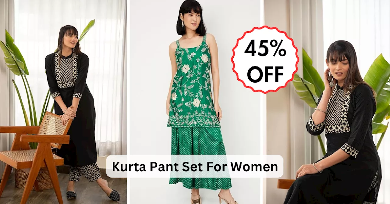 Women Kurta Set का ये कलेक्शन आपको फैशन और स्टाइल के हर कदम पर आगे रखेगा।