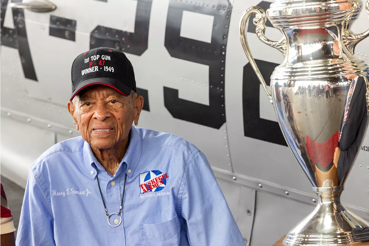 Decorated pilot Harry Stewart Jr., one of the last surviving Tuskegee Airmen, dies at 100