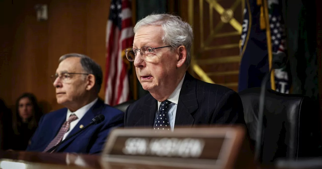 McConnell Uses Wheelchair After Capitol Fall, Spokesperson Says He Is 'Fine'