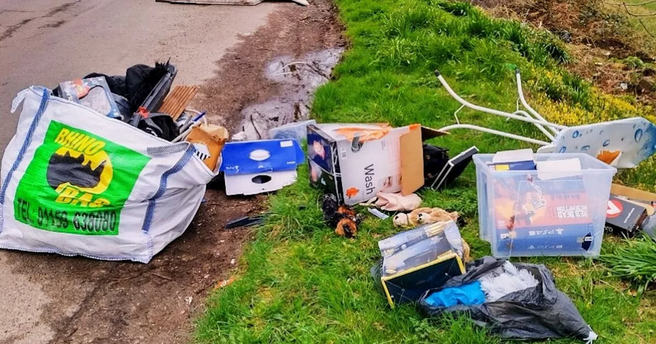 Gardener Fined for Fly-Tipping Household Waste, Tyres and Furniture