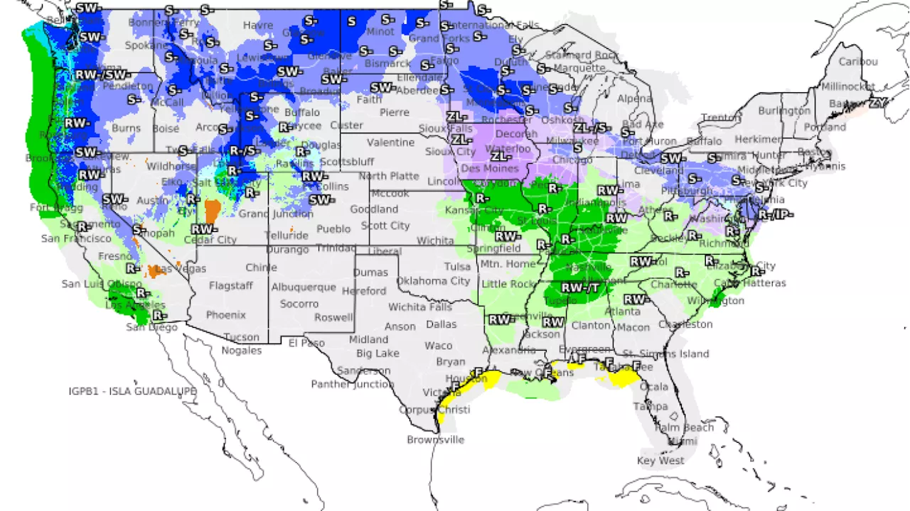 Winter Storm to Hit Midwest and Northeast, South to Sizzle with Record Heat