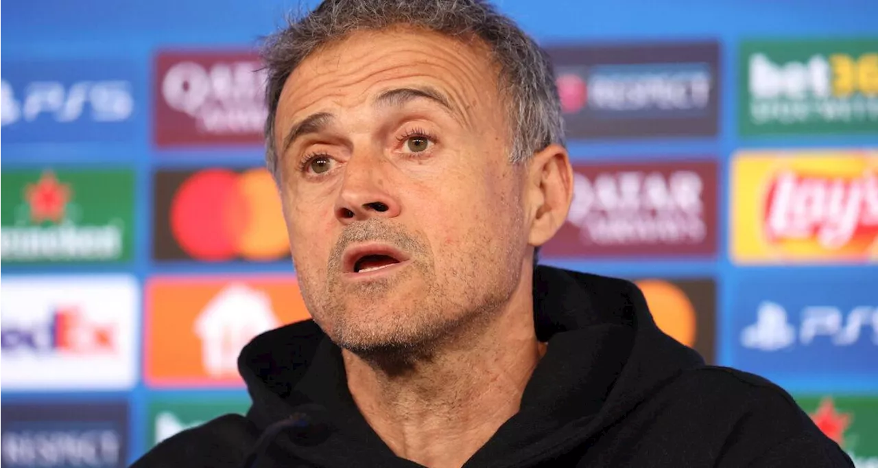 Réaction de Luis Enrique après la victoire du PSG au Mans en Coupe de France