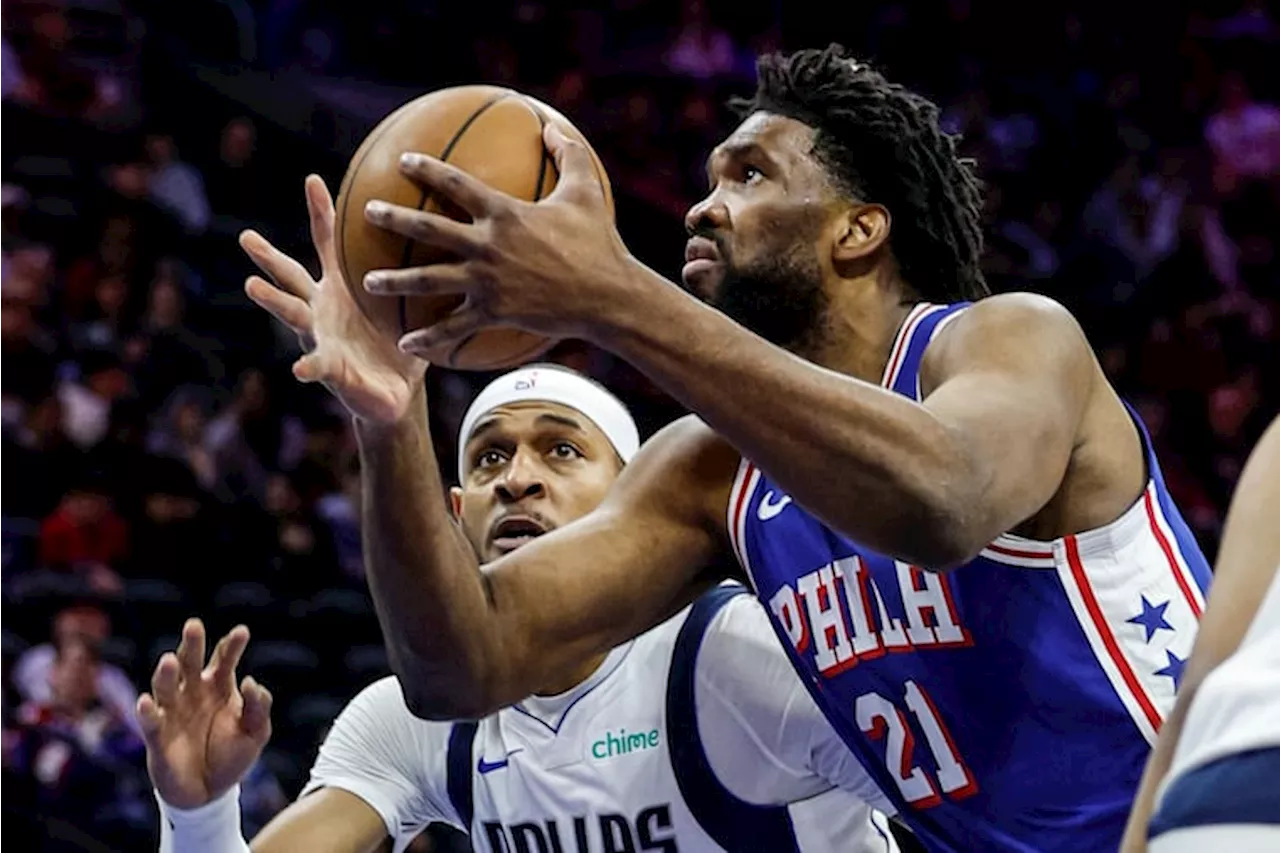 Joel Embiid’s triple-double leads the Sixers to an 118-116 victory over the Mavericks