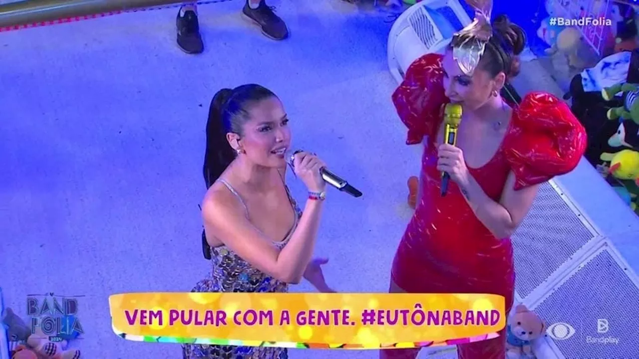 Juliette foi 'adotada' por Claudia Leitte no Band Folia