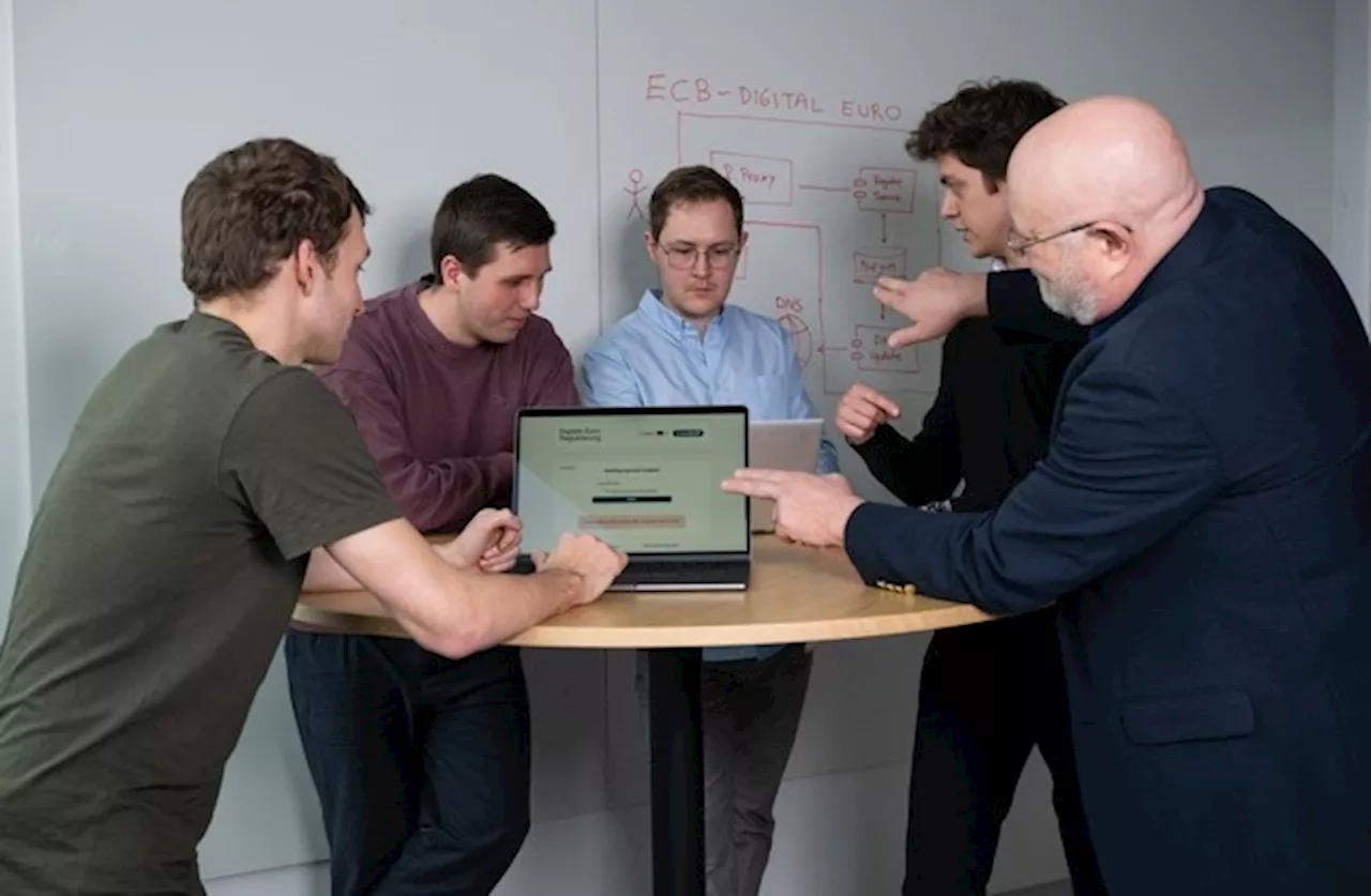 Studierende entwickeln Prototyp für die digitale Euro-Basis