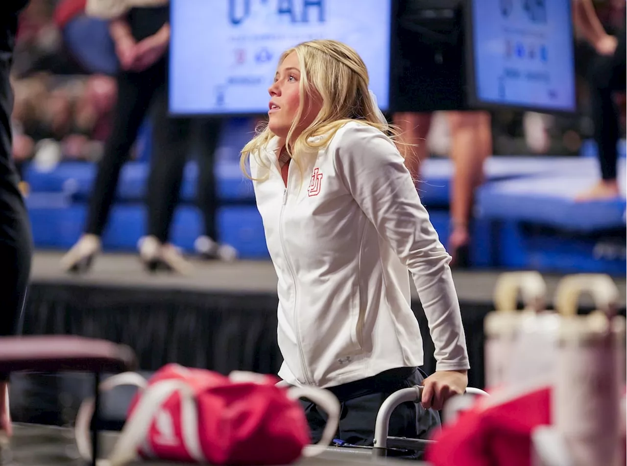 A Utah gymnastics star nears a return from injury