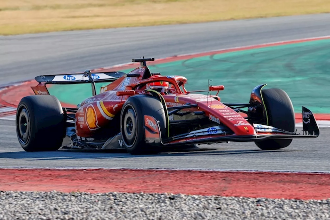 Leclerc, Pirelli'nin Barcelona Testinde En Hızlı Tur Zamanını Elde Ediyor