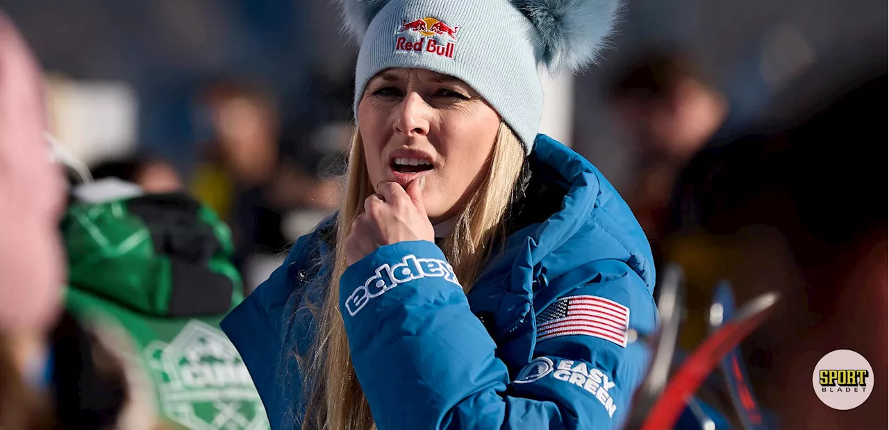 Lindsey Vonn slår tillbaka mot kritik efter comeback