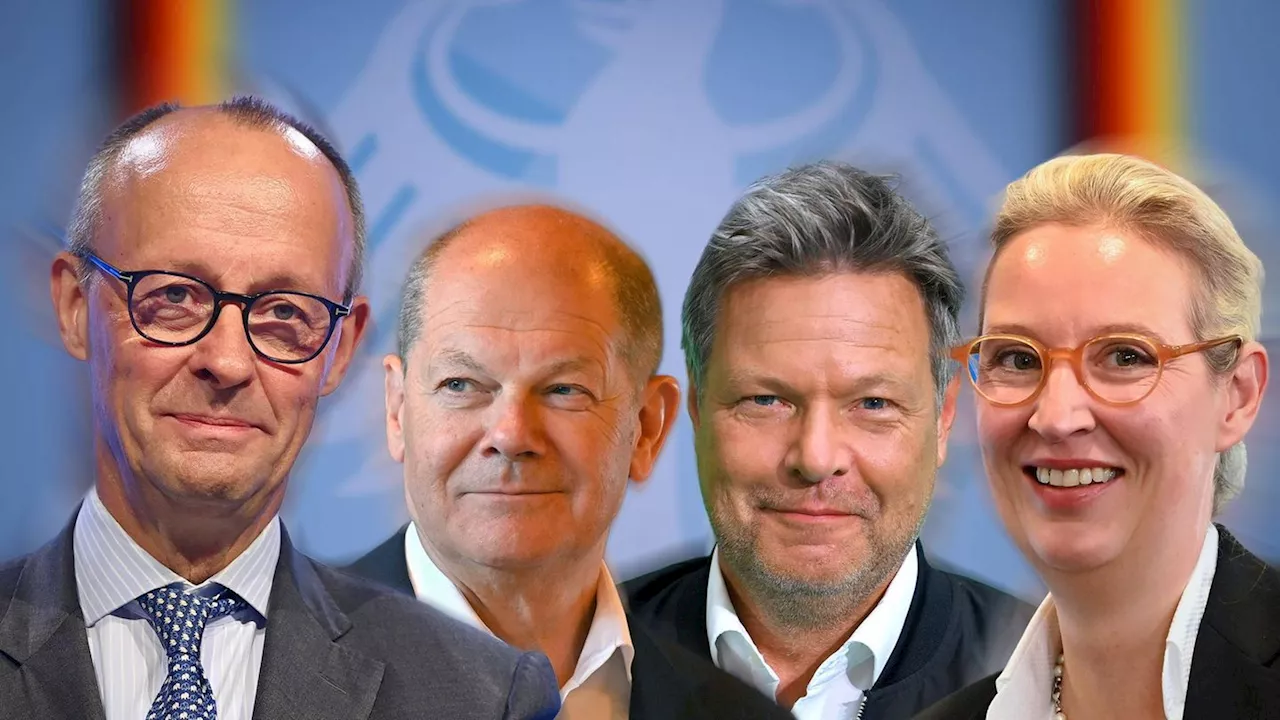 Das TV-Quadrell der Geschichte: Scholz, Merz, Habeck und Weidel im direkten Schlagabtausch