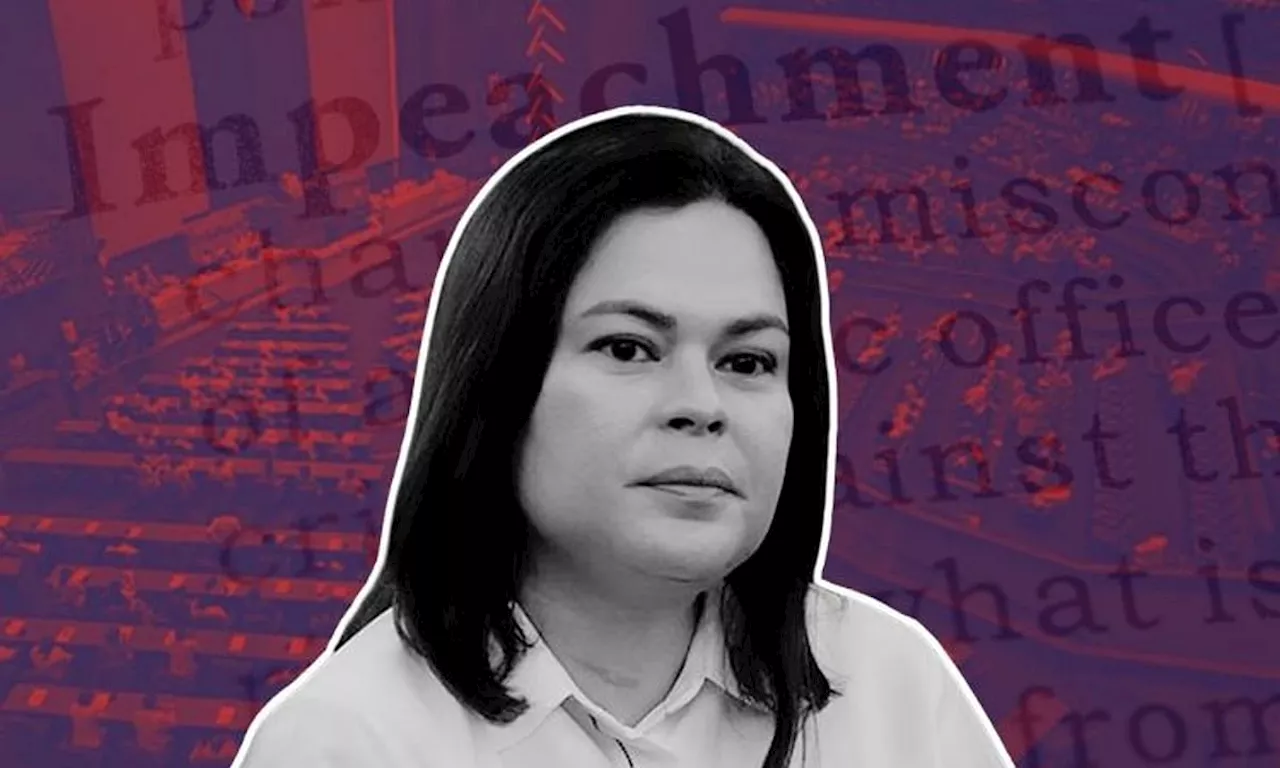 House Gathers Enough Votes to Impeach VP Sara Duterte