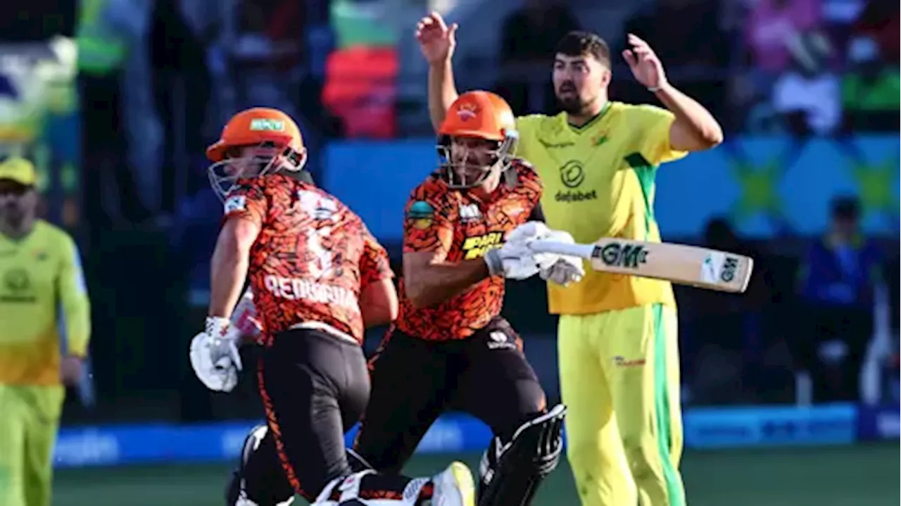 Sunrisers Eastern Cape and Joburg Super Kings Clash in SA20 Eliminator