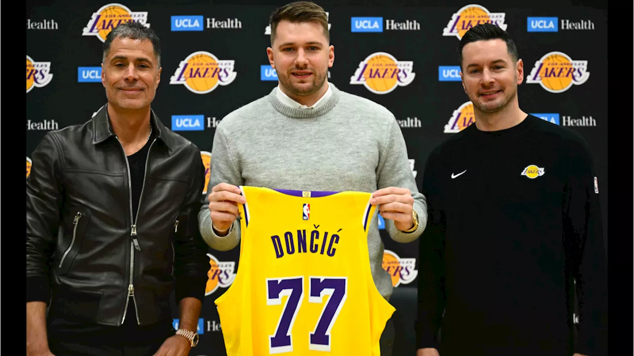 Doncic hungry for titles after shock Lakers trade