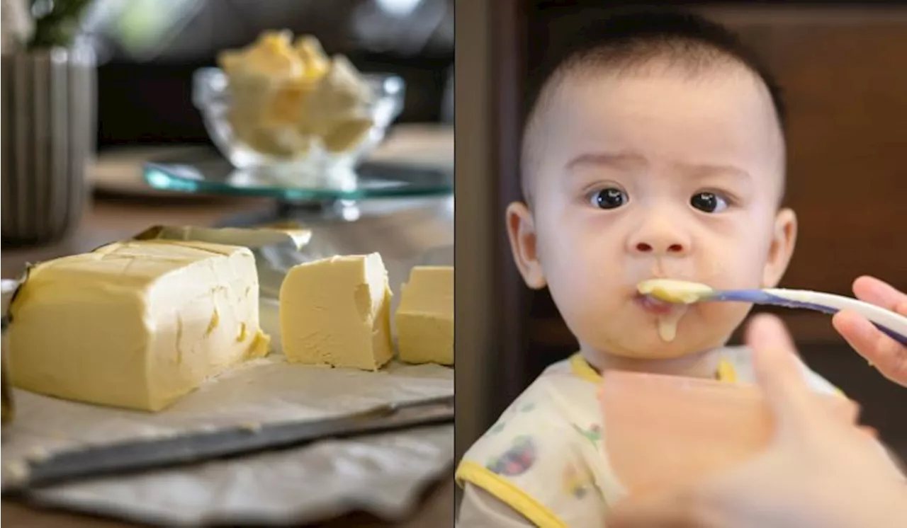 Giving Baby a Teaspoon of Butter After Dinner Can Help Sleep and Brain Development