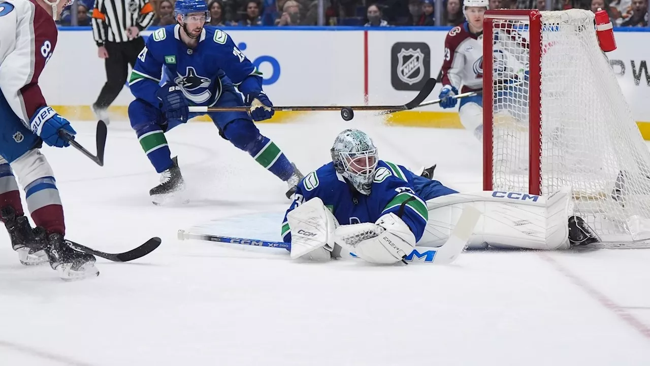 Demko Shuts Out Avalanche in Canucks' 3-0 Win