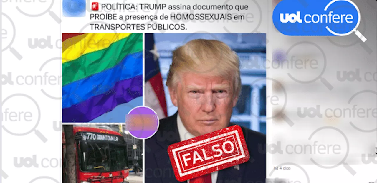 Decreta proíbe homossexuais de transportes públicos é fake news