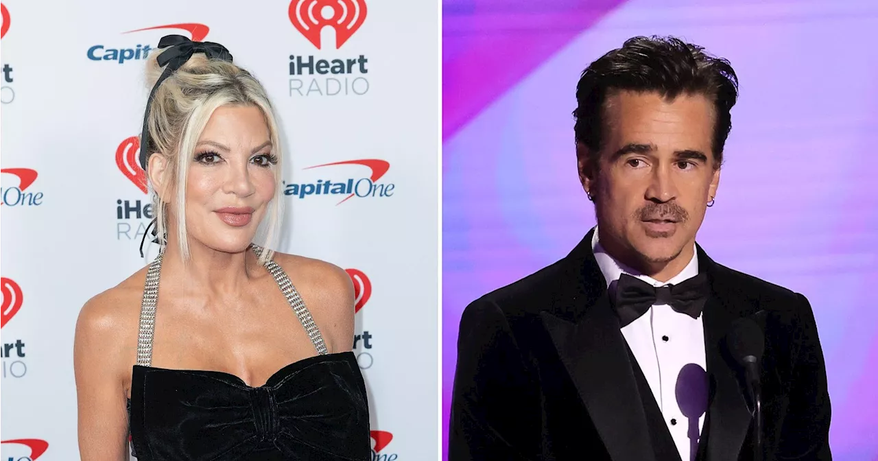 Tori Spelling Recalls Memorable Makeout with Colin Farrell Before He Became Famous