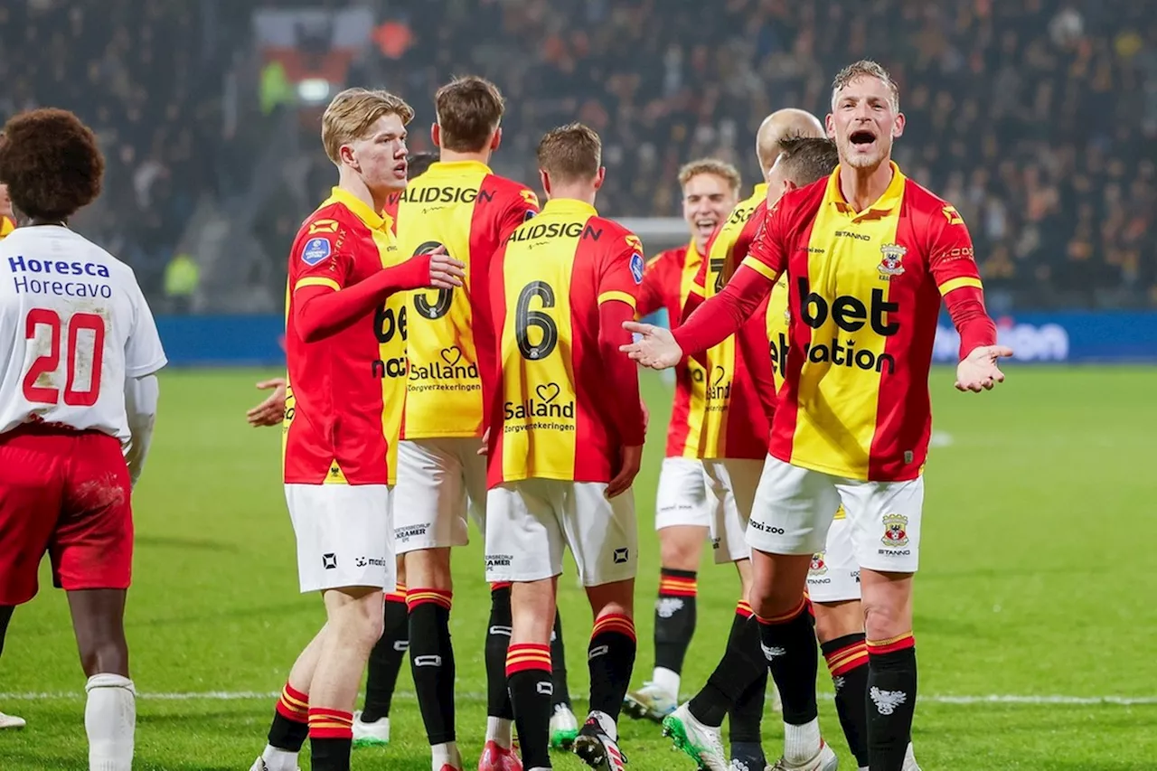 Go Ahead Eagles wint van Noordwijk en stopt in halve finale KNVB-beker