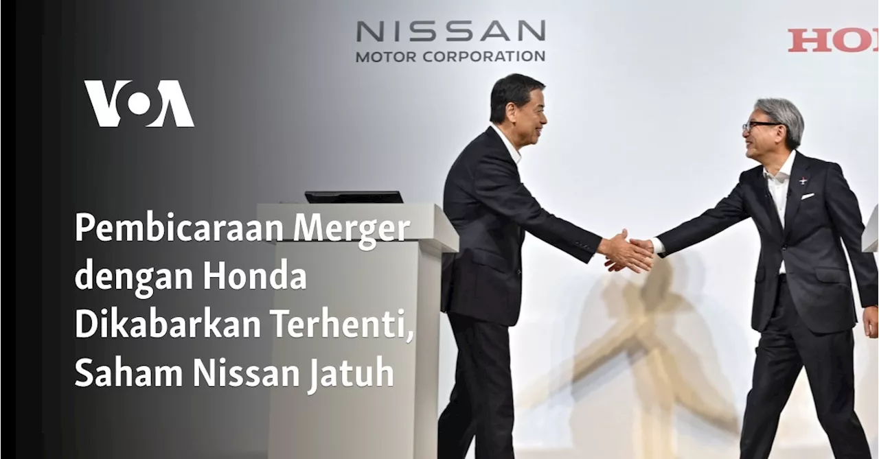 Pembicaraan Merger dengan Honda Dikabarkan Terhenti, Saham Nissan Jatuh