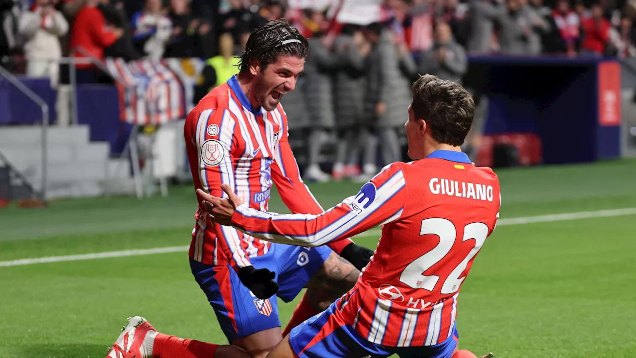 Atlético Madrid verslaat Getafe met 5-0 in Copa del Rey