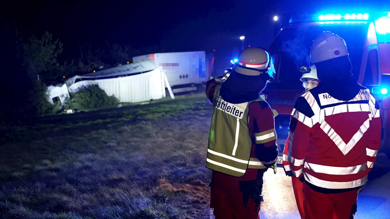 A1 bei Lengerich gesperrt nach tödlichem Unfall