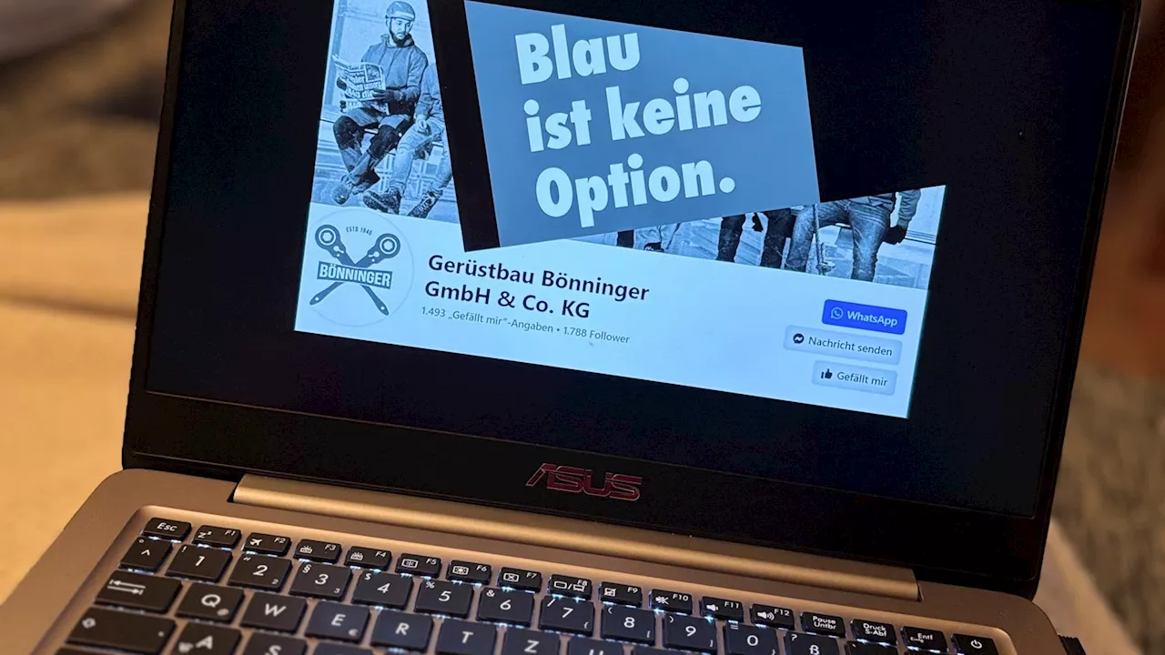 Gerüstbauunternehmen in Dortmund setzt Zeichen gegen Rechts