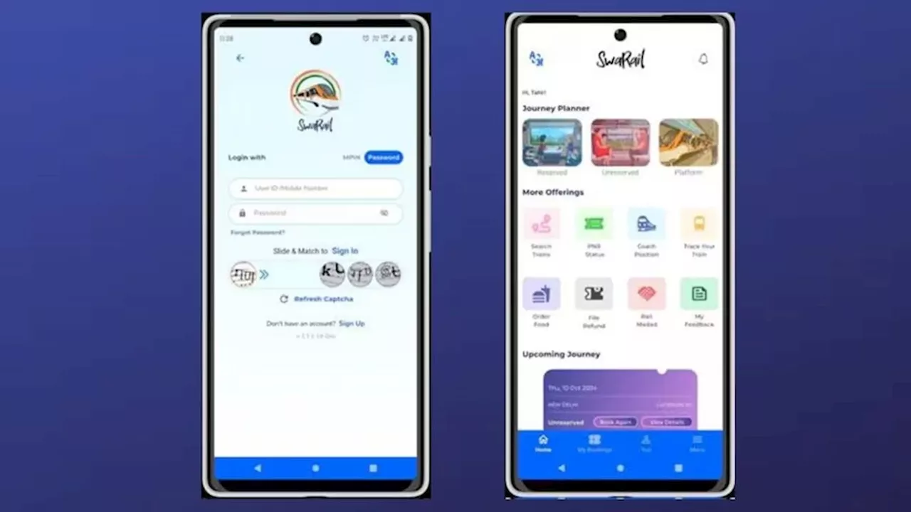 भारतीय रेलवे लॉन्च करता है: ऑल इन वन ऐप 'SwaRail'