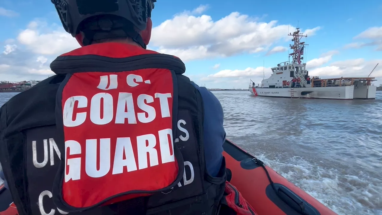 Coast Guard Prepares for Super Bowl Security on New Orleans Waterfront