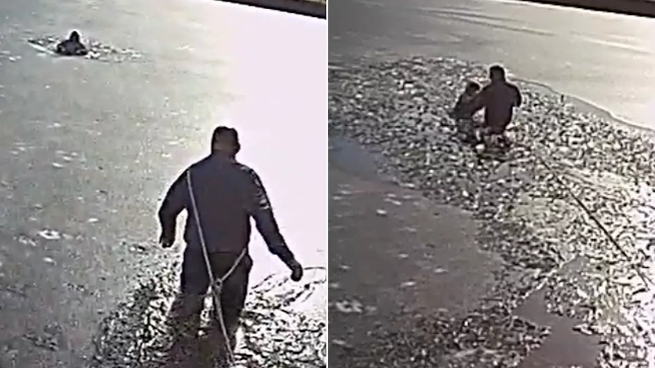 Police Officer Rescues 11-Year-Old Boy From Icy Lake