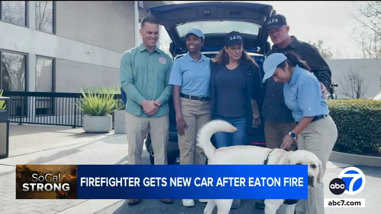 L.A. Firefighter Receives New Car After Losing Everything in Eaton Fire