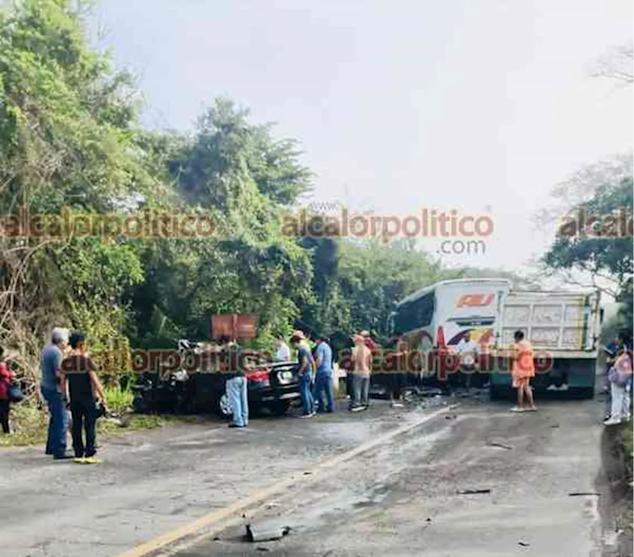 Accidente en Veracruz deja 10 heridos, cuatro de gravedad