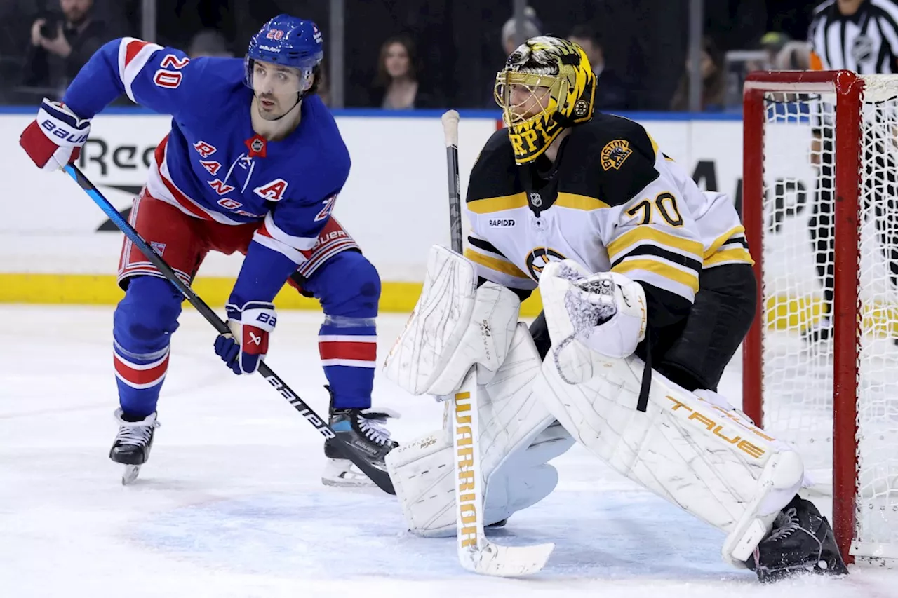 Kreider's Late Goal Lifts Rangers Over Bruins in Tight Playoff Race Battle