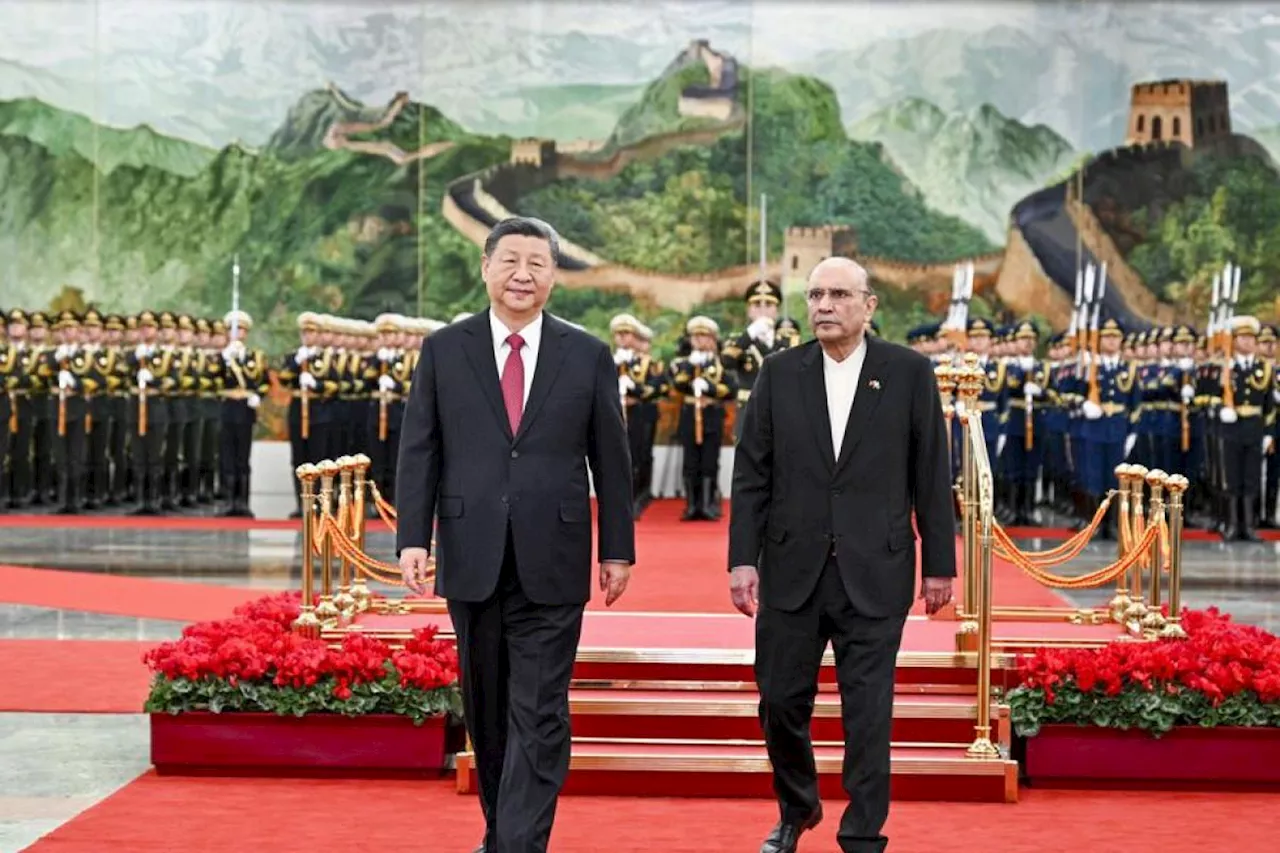 Presiden China Xi Jinping Bertemu dengan Presiden Pakistan Asif Ali Zardari