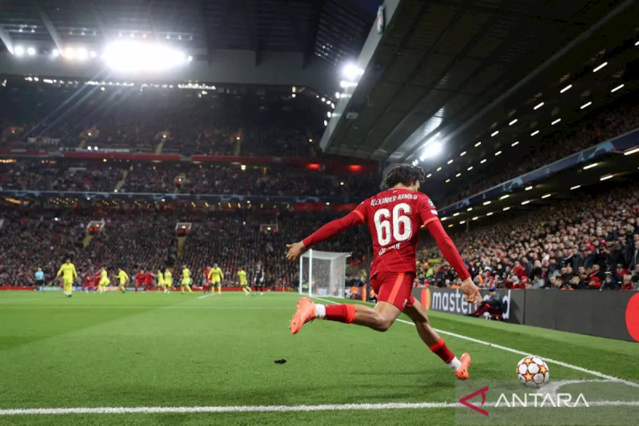 Trent Alexander Arnold dipastikan absen saat Liverpool lawan Tottenham