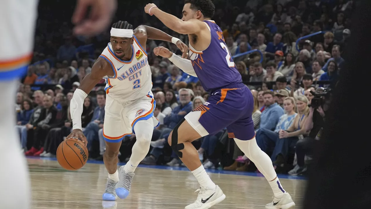 Shai Gilgeous-Alexander Leads Oklahoma City Thunder in Thrilling Match Against Phoenix Suns