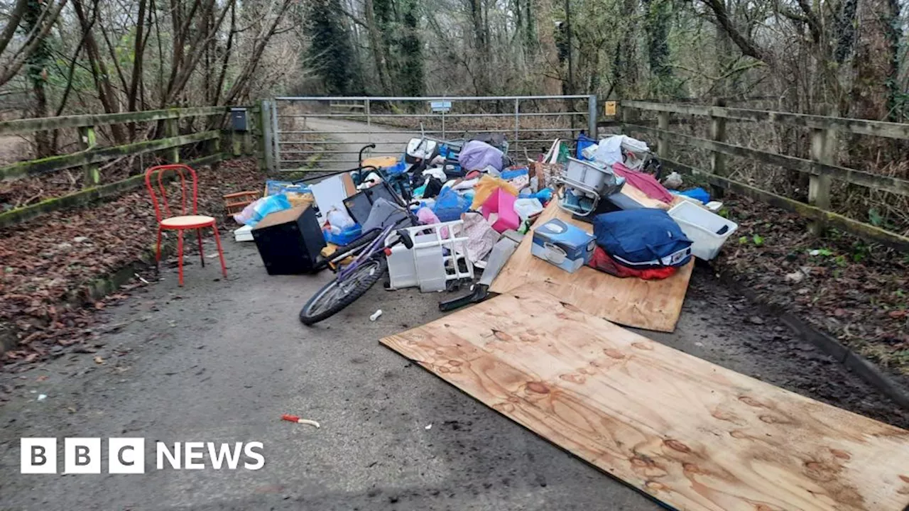 Fly-tipping Blocks Entrance to Nature Reserve