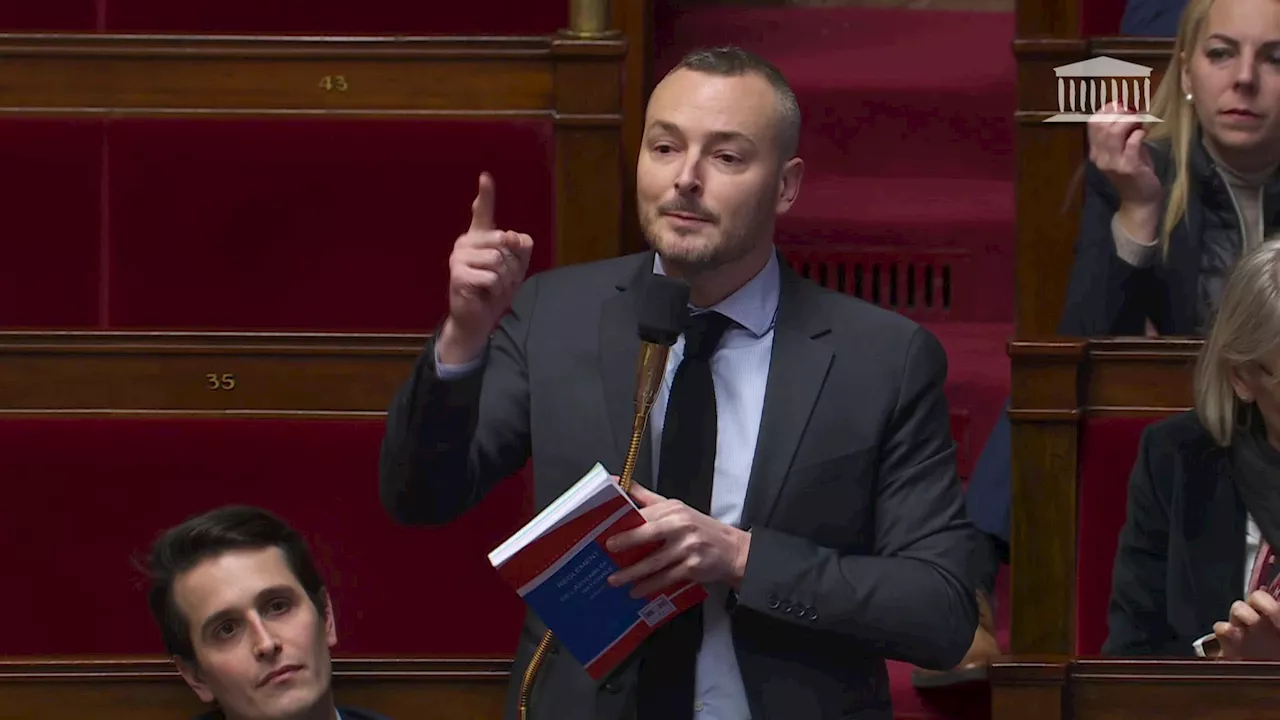 Député RN Frédéric Falcon qualifie une députée LFI d' 'antisémite notoire'