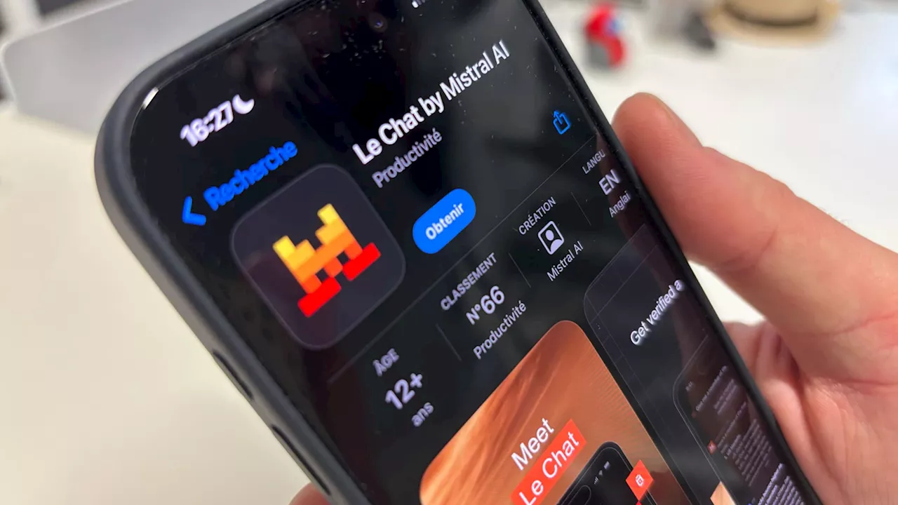 Le Chat de Mistral AI s'installe sur iOS et Android