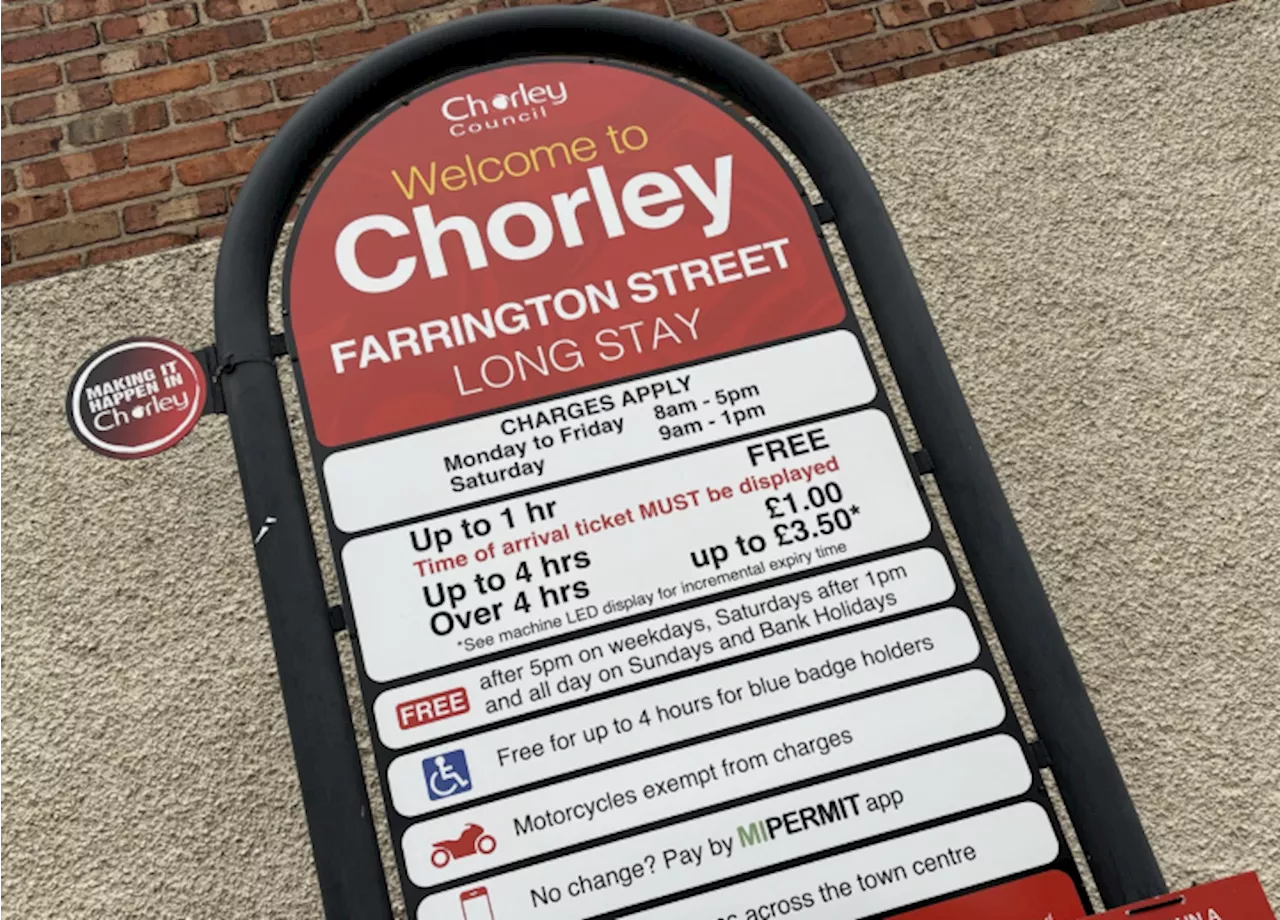 Farrington Street and Back Mount Street car parks in Chorley town centre to become short-stay