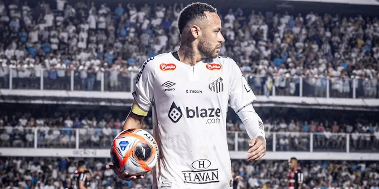 Neymar Tampil, Santos Imbang 1-1 dengan Botafogo