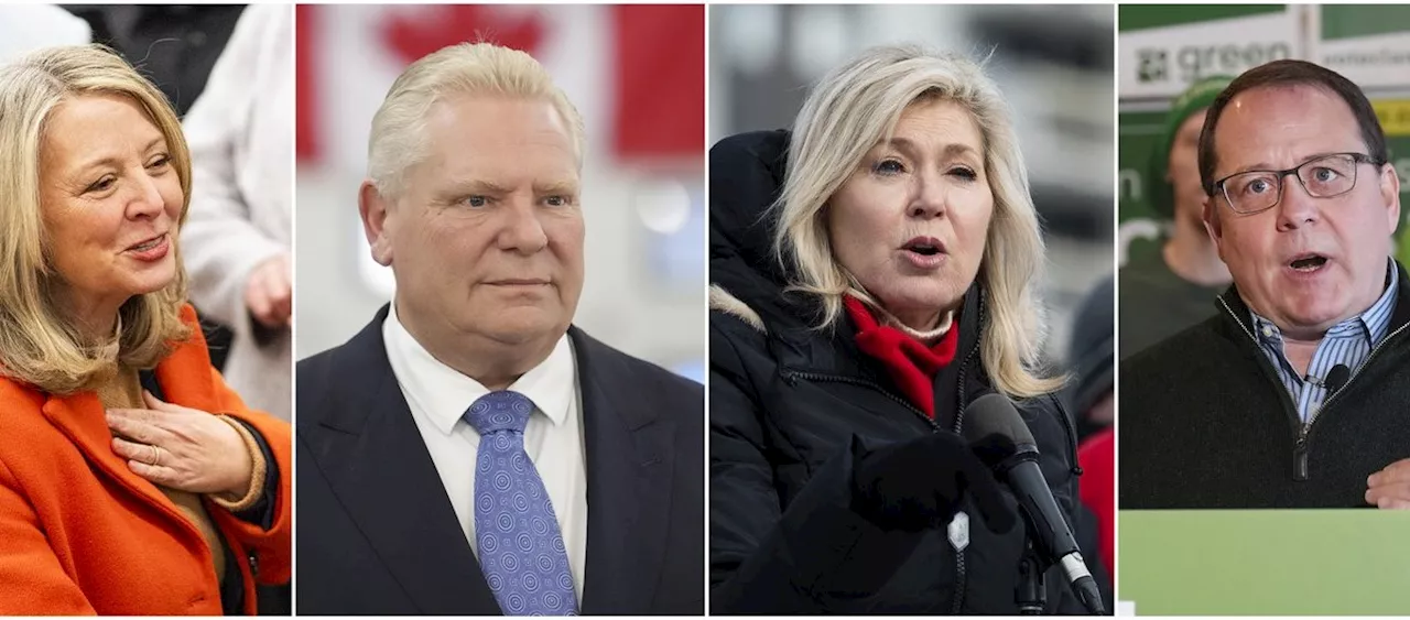 Ontario votes: Leaders making stops in Toronto, and southwestern and northern Ontario