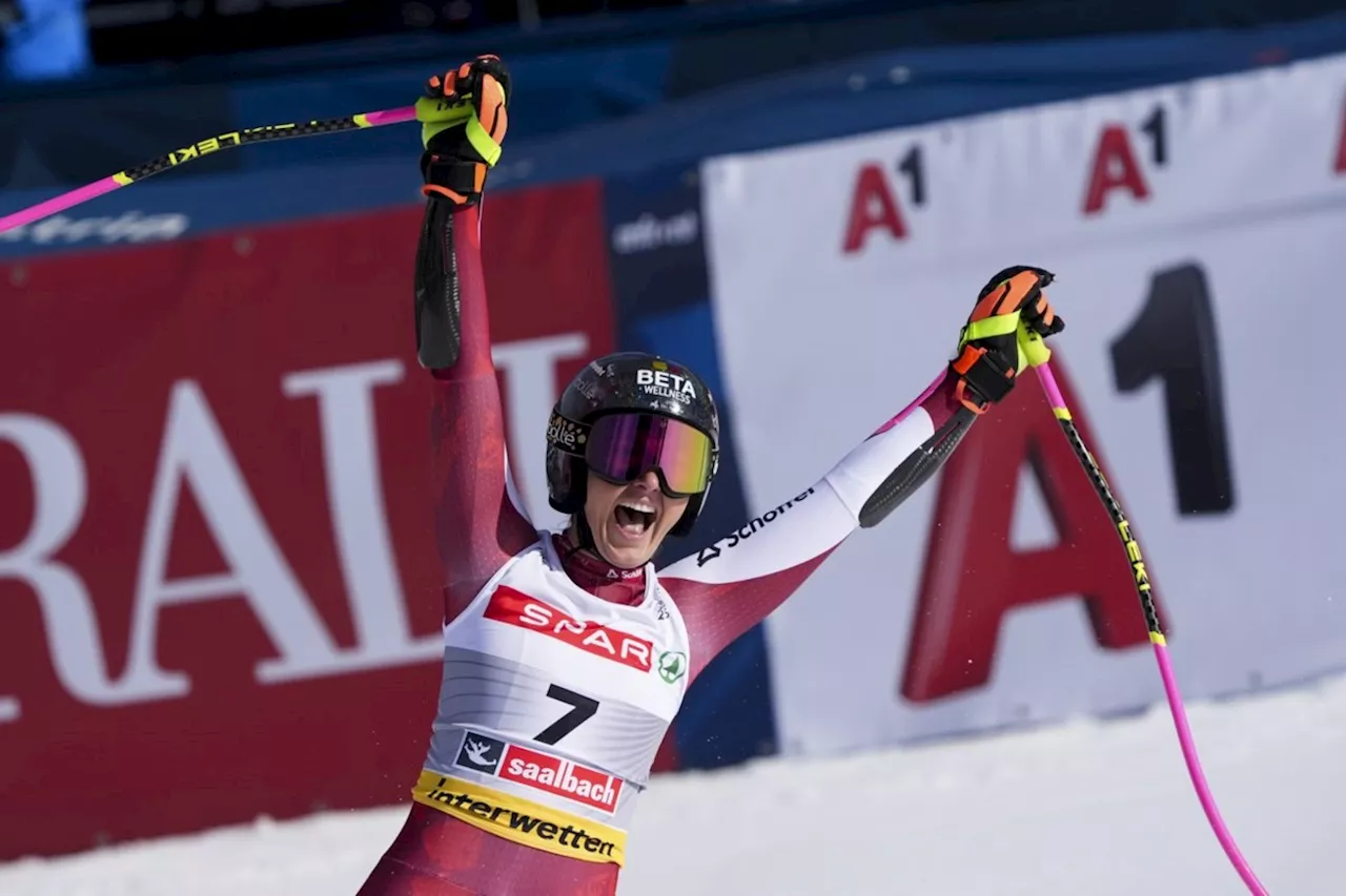 Venier wins super-G gold at Alpine skiing worlds, Vonn exits early