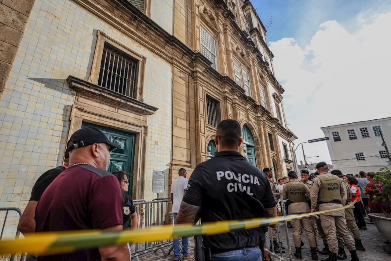 Desabamento em Igreja Histórica de Salvador causa uma morte e seis feridos