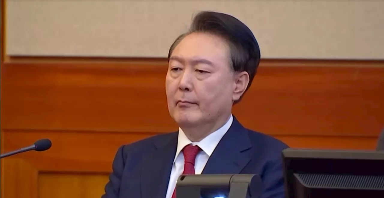 Presidente da Coreia do Sul, Yoon Suk Yeol, comparece a sexta audiência no Tribunal Constitucional