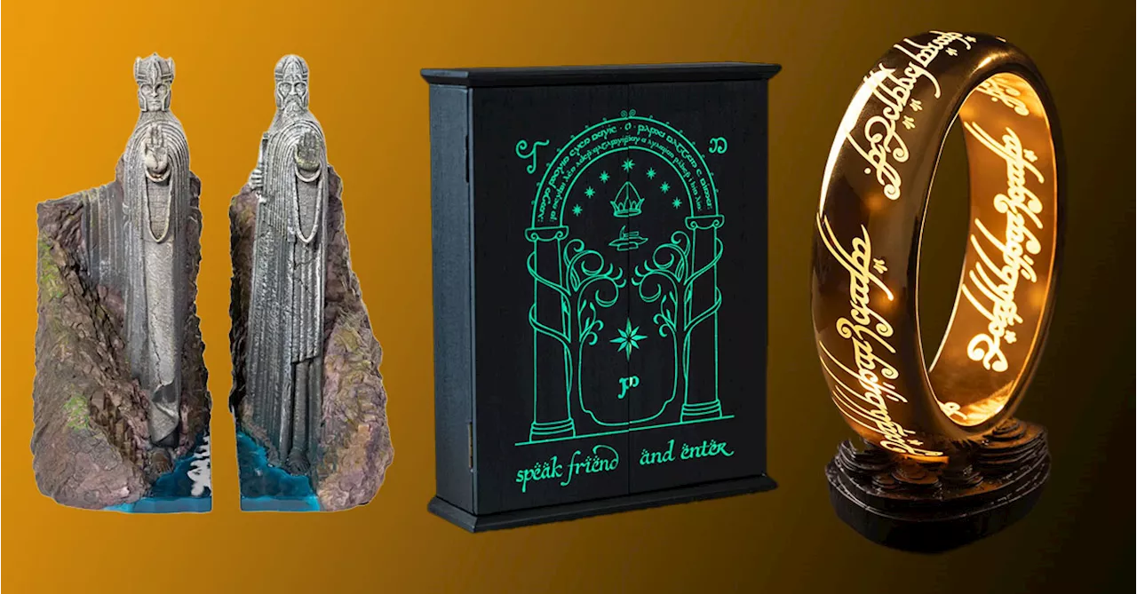 Lord of the Rings Fans Can Now Bring Middle-earth Home with New Bookends and Key Hanger