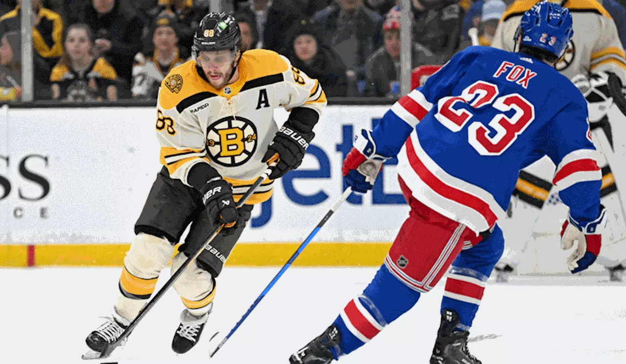 Bruins vs. Rangers Predictions: Pastrnak's Firepower Meets a High-Scoring Rangers Offense