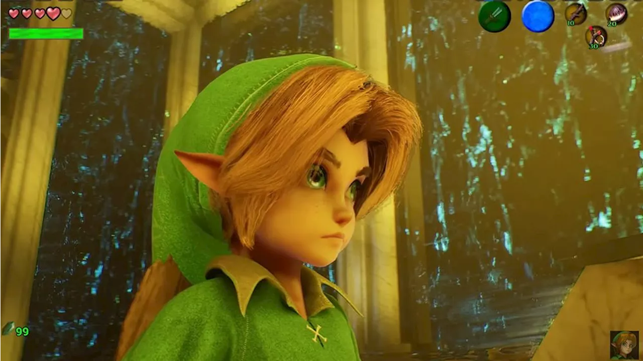 CryZENx's Unreal Engine 5 Ocarina of Time Remake is Stunningly Detailed