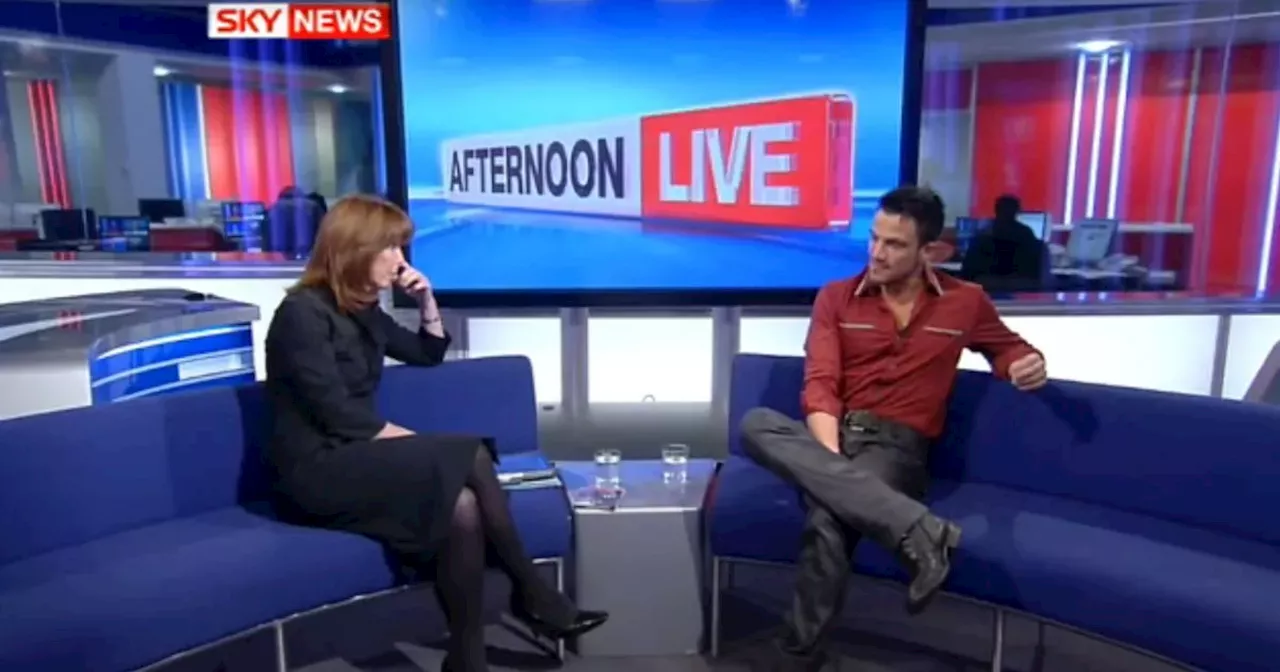 Kay Burley said she 'did Peter Andre a favour' by making him cry in interview