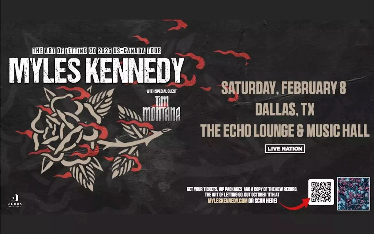 Win Two Tickets to See Myles Kennedy Live in Dallas!